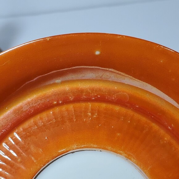 Vintage Teacup and Saucer Orange Germany Bird - Picture 9 of 9